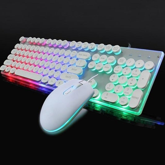 Dragon LED Backlight Gaming USB Wired Keyboard Mouse Set - WFP Store