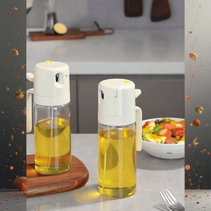 2 In 1 Oil Sprayer Bottle BBQ Cooking Oil Dispenser Olive Oil Pourers - WFP Store
