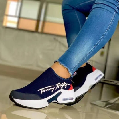 Casual Breathable Wedges Ladies Walking Sneakers Flat Women Shoes - WFP Store