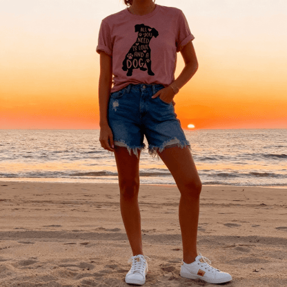 All You Need Is Love And A Dog T-shirt - WFP Store