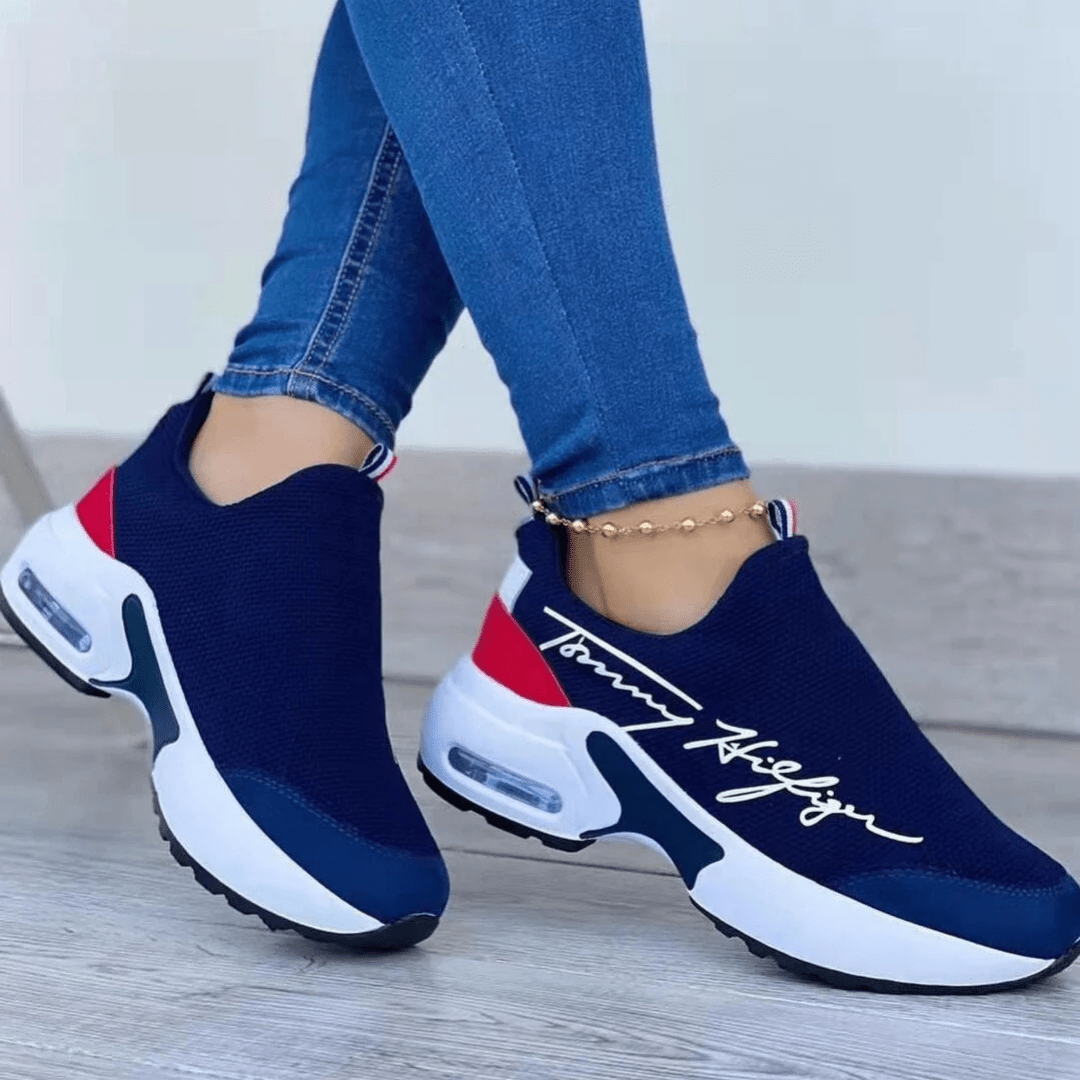 Casual Breathable Wedges Ladies Walking Sneakers Flat Women Shoes - WFP Store