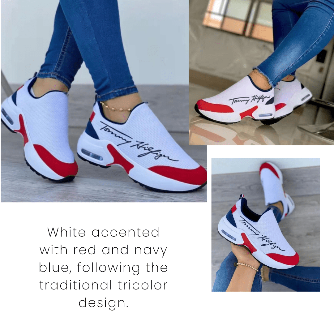 Casual Breathable Wedges Ladies Walking Sneakers Flat Women Shoes - WFP Store