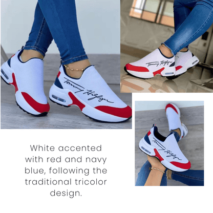 Casual Breathable Wedges Ladies Walking Sneakers Flat Women Shoes - WFP Store