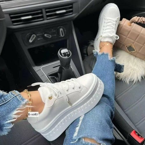 Casual Platform Women's Shoes Flat Womens Sneakers - WFP Store