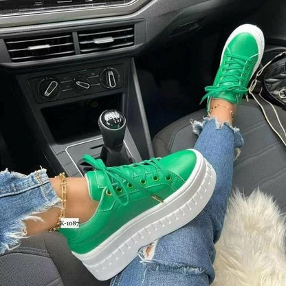 Casual Platform Women's Shoes Flat Womens Sneakers - WFP Store
