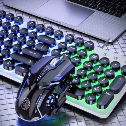 Dragon LED Backlight Gaming USB Wired Keyboard Mouse Set - WFP Store