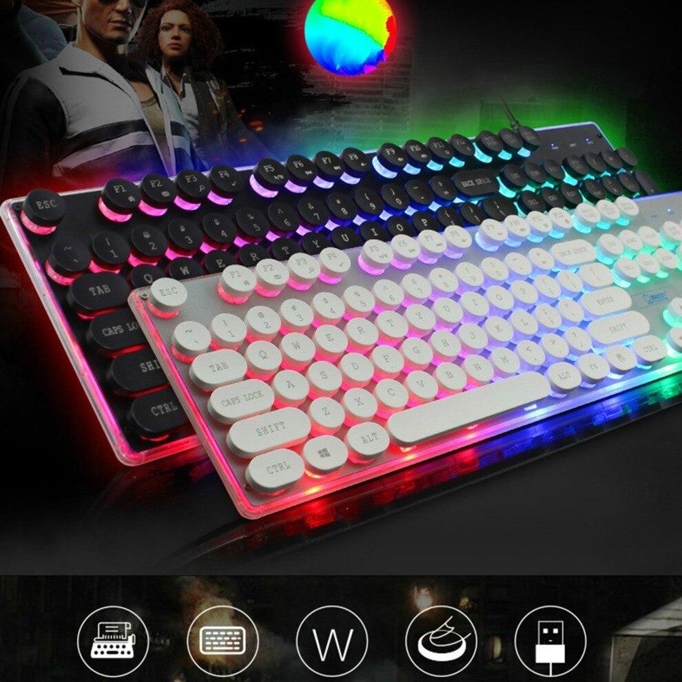 Dragon LED Backlight Gaming USB Wired Keyboard Mouse Set - WFP Store