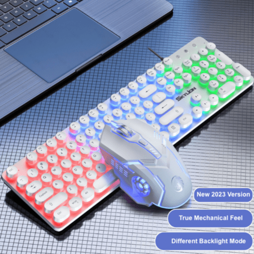 Dragon LED Backlight Gaming USB Wired Keyboard Mouse Set - WFP Store