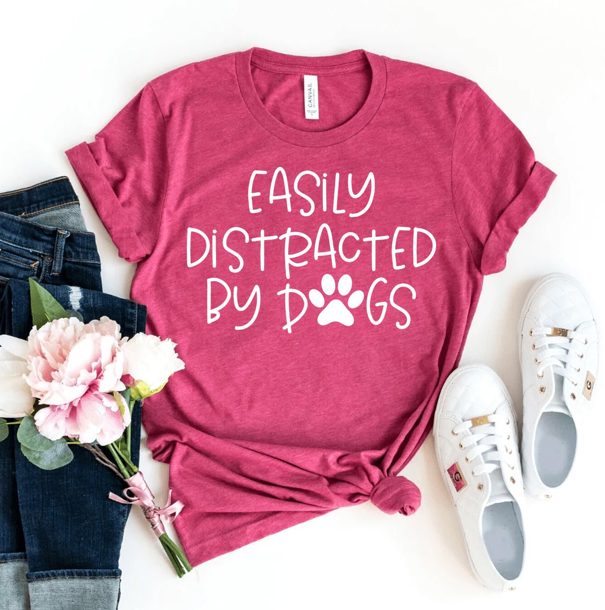 Easily Distracted By Dogs T-shirt - WFP Store