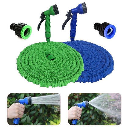 Expanding Expandable Flexible Garden Water Hose w Spray Nozzle 25, 50, - WFP Store