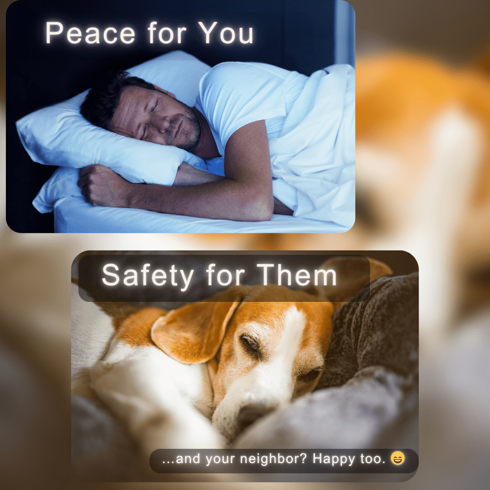 Humane No - Shock Bark Training Collar – Sound & Vibration | Large (13–22”) - WFP Store