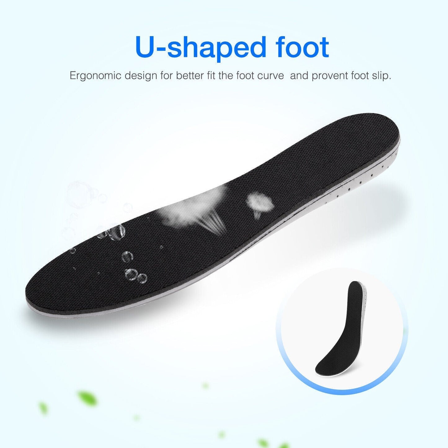 Men Women Invisible Height Increase Insoles Heel Lift Taller Shoe - WFP Store