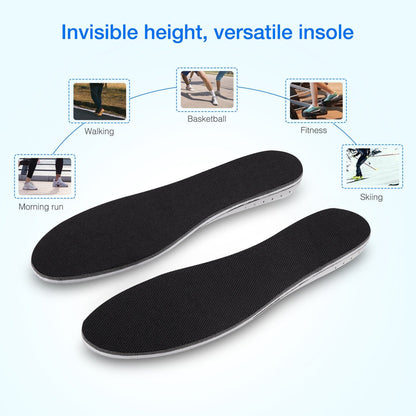 Men Women Invisible Height Increase Insoles Heel Lift Taller Shoe - WFP Store