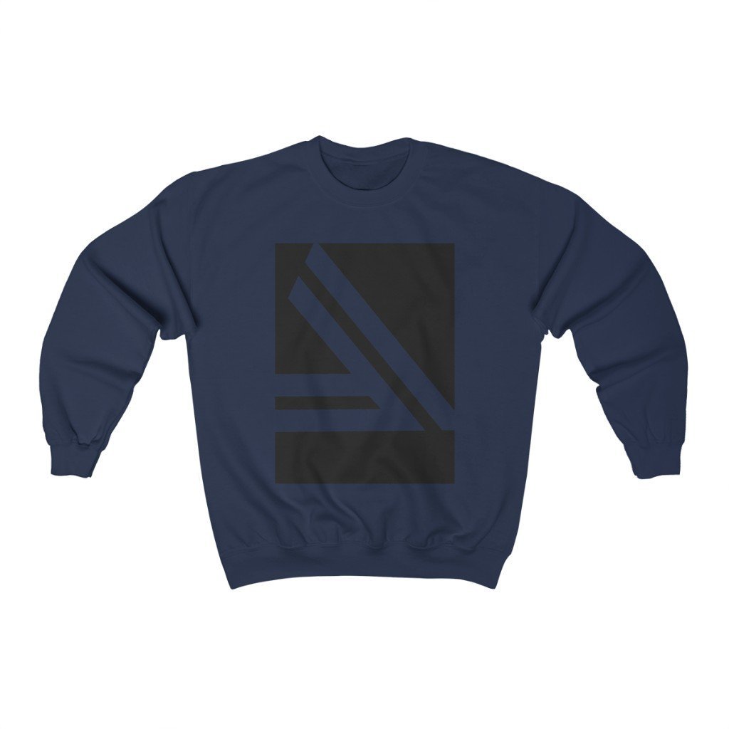 Men's Double Slanted Logo Crewneck Sweatshirt - WFP Store