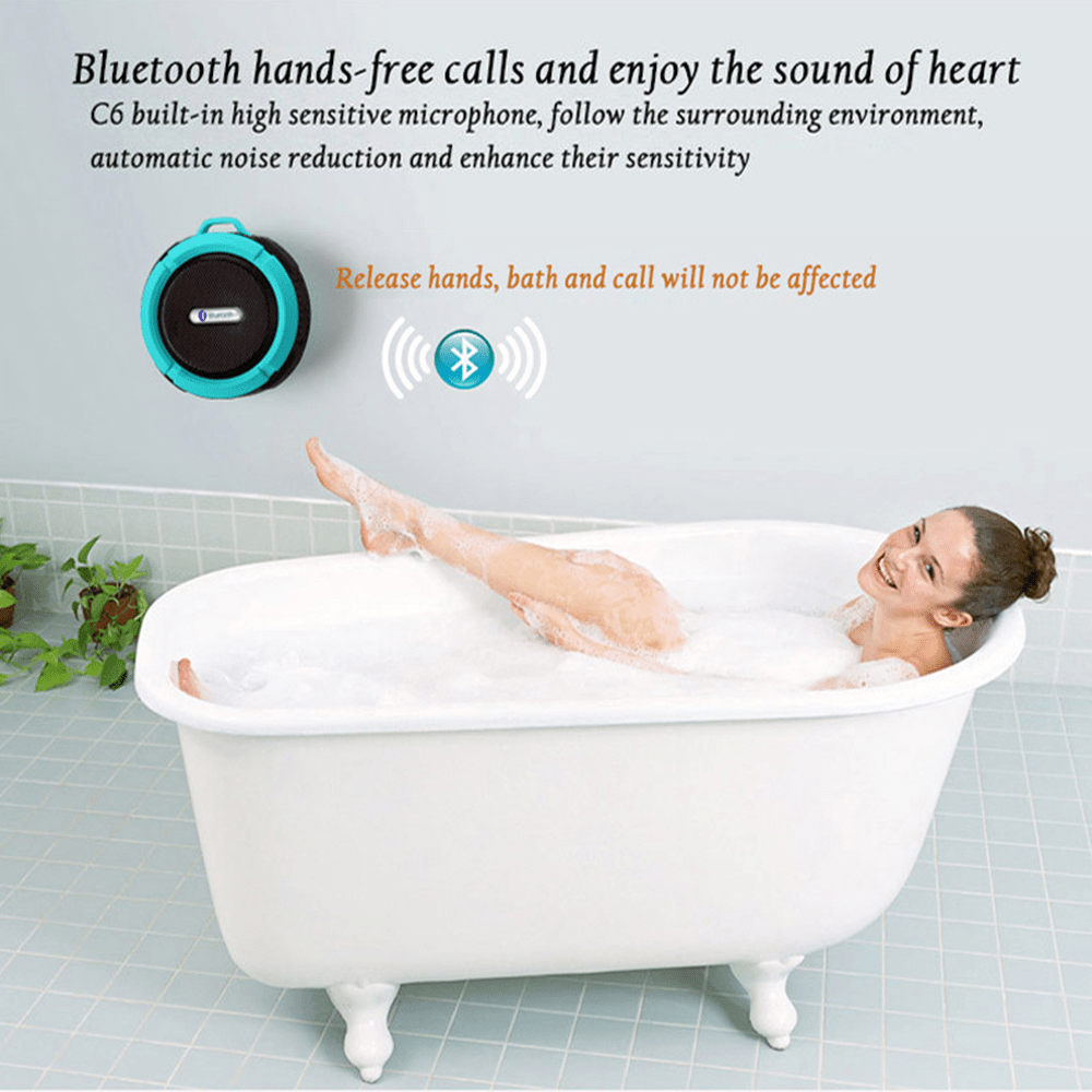 Mini Portable Waterproof Bluetooth Speaker with Suction Cup – Mini & Durable - WFP Store