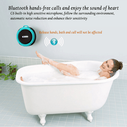 Mini Portable Waterproof Bluetooth Speaker with Suction Cup – Mini & Durable - WFP Store