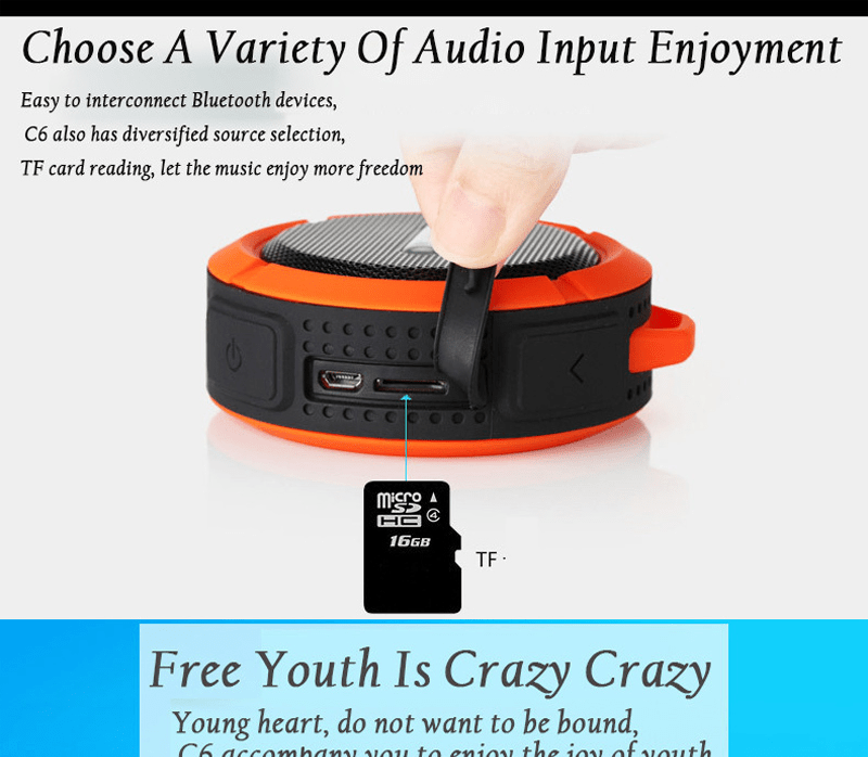Mini Portable Waterproof Bluetooth Speaker with Suction Cup – Mini & Durable - WFP Store