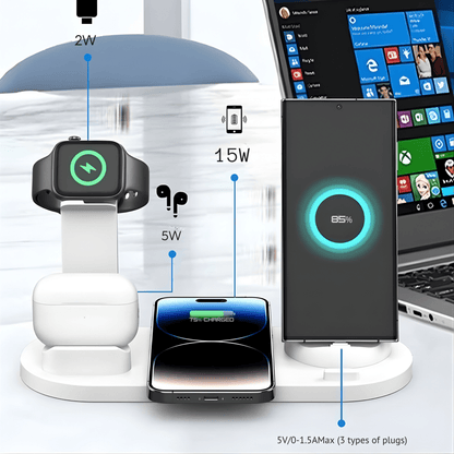 Multi - function Phone Stand with Wireless Charging - WFP Store