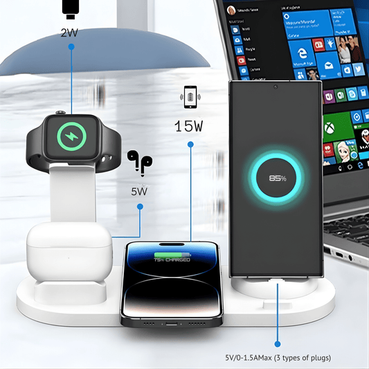 Multi - function Phone Stand with Wireless Charging - WFP Store