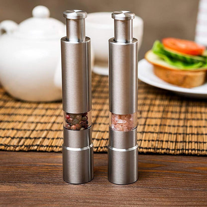 Premium Stainless Steel Salt and Pepper Spice Grinder - WFP Store