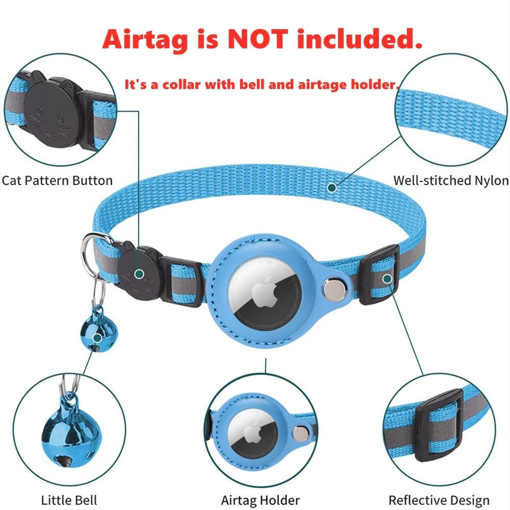 Reflective Airtag Case Collar for Cats and Dogs - WFP Store