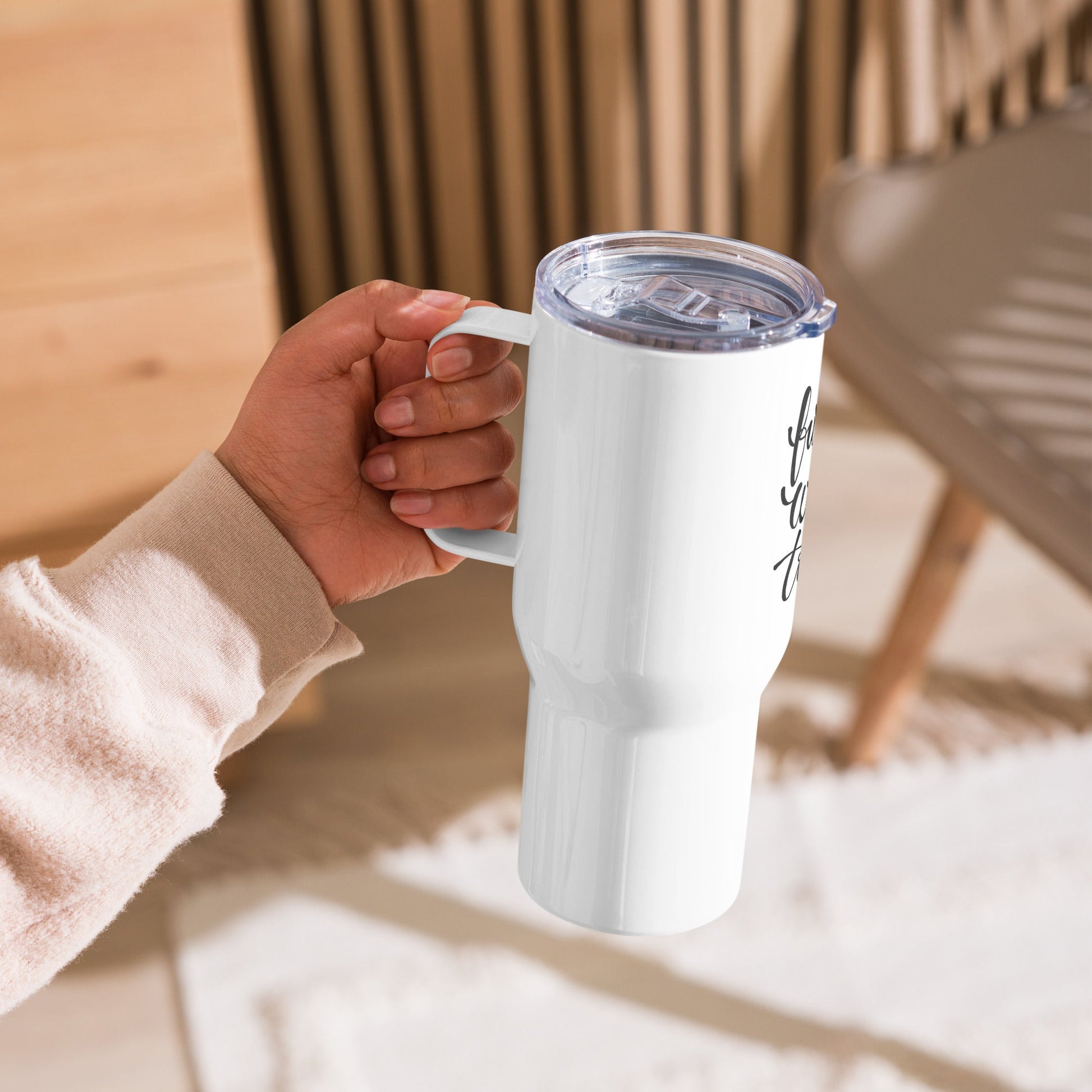 Travel mug with a handle - WFP Store